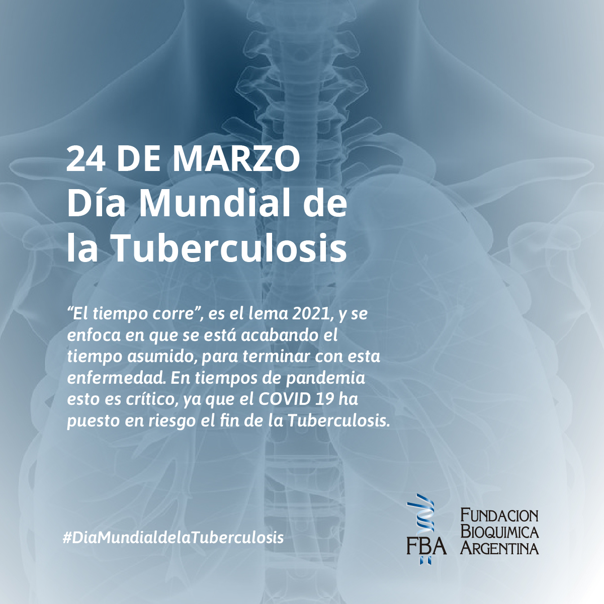 24 de Marzo Día Mundial de la Tuberculosis FBA