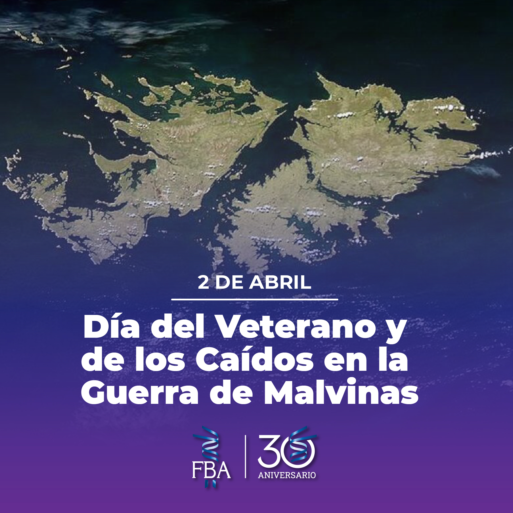 2 de Abril Dia del Veterano y los Caídos en la Guerra de Malvinas FBA